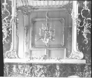 Potsdam, Neues Palais, Blaue Kammer, R.: 179, Spiegel über dem Kamin.