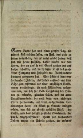 Die Vortheile der Lutherischen Kirchenreformation : dargestellt in einer Schulrede am 1. Nov. 1817 Abends um 5 Uhr gehalten