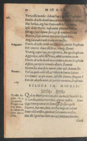 Ecloga IX. Moeris.