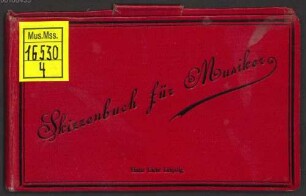 Skizzenbuch 4 - BSB Mus.ms. 16530-4