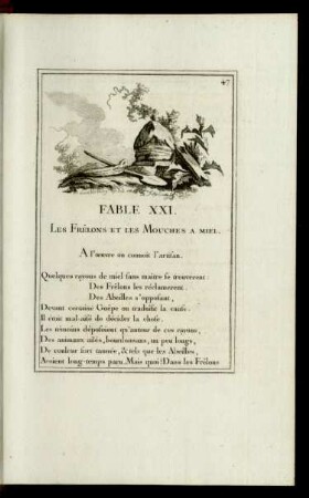Fable XXI. Les Frelones Et Les Mouches A Miel.