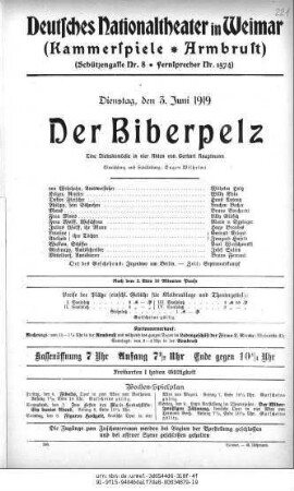 Der Biberpelz