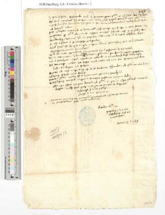 Brief an Polycarp Leyser