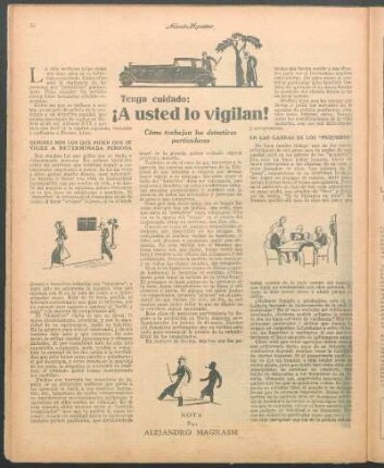Tenga cuidado: ¡A usted lo vigilan! : Cómo trabajan los detectives particulares