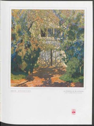 Arte argentino - La puerta de mi estudio : Óleo de Cesáreo Bernaldo de Quirós