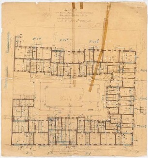 Siedlung Haeselerstraße, Berlin-Charlottenburg: Block 14, Haeselerstraße 17h-25c: Grundriss EG