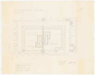 Schloss Corvey Friedgarten: Entwurfsplan 1:200