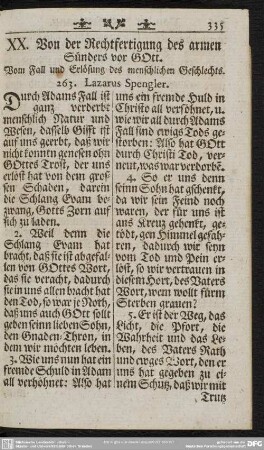 XX. Von der Rechtfertigung des armen Sünders vor Gott