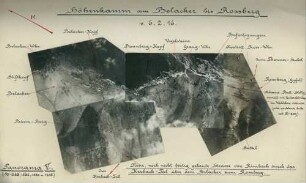 Foto des Höhenkamms von Belacker bis Rossberg (Luftbild)