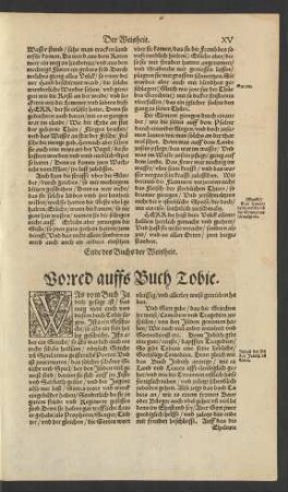 Vorred auffs Buch Tobie.