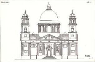 Eckert, Georg; München; Studienarbeiten - Gebäude (Ansicht)