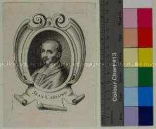 Porträt des genuesischen Malers Giovanni Carlone