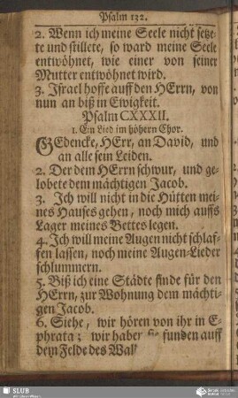 Psalm CXXXII