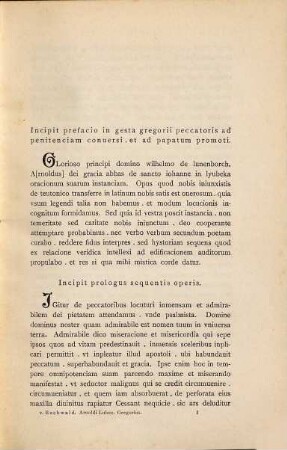 Arnoldi Lubecensis Gregorius peccator