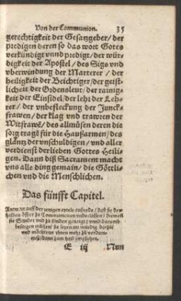 Das fünfft Capitel.