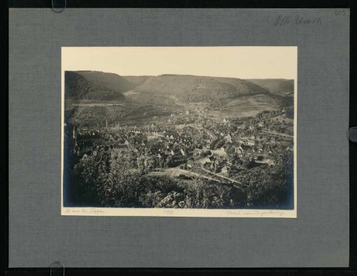 403, Urach, vom Tiergartenberg. (Nr. 3379).