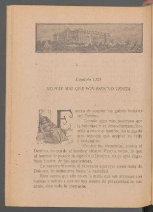 Capítulo LXII - No hay mal que por bien no venga