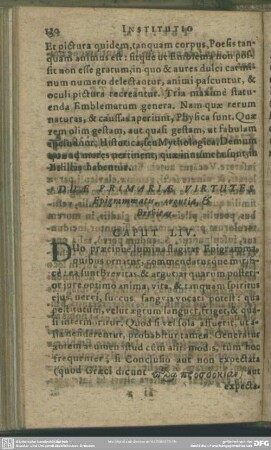 Caput LIV. Duae Primariae Virtutes Epigrammatis, Arguti,a & Brevitas