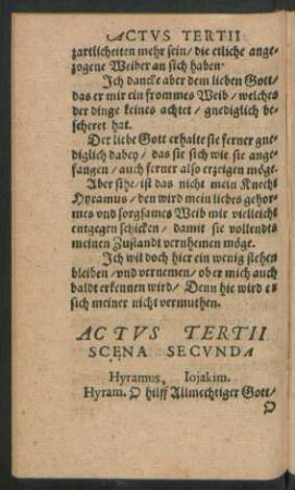 Actus Tertii Scena Secunda