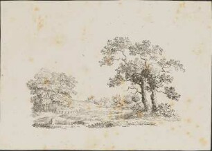 Illustration: Die Lerche. [Probedruck, Rückseite]
