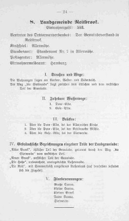 8. Landgemeinde Reitbrook.