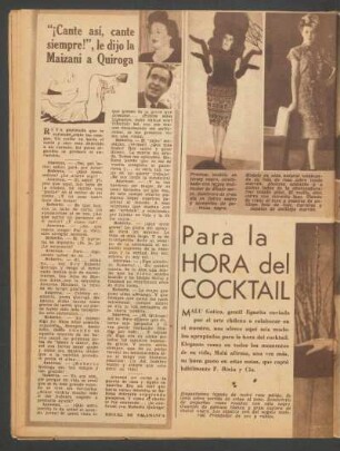 "¡Cante así, cante siempre!", le dijo la Maizani a Quiroga