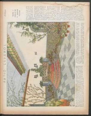 Patio español