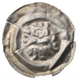 Fundmünze, Brakteat, 1153 - 1278