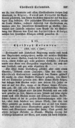 63. Christoph Columbus (Geb. 1447, ✝ 1506.)
