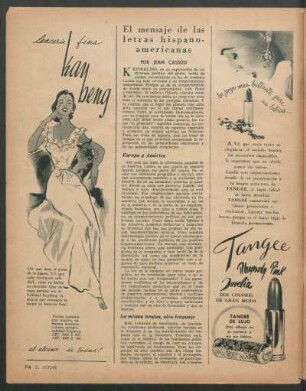 El mensaje de las letras hispanoamericanas