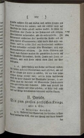 II. Periode. Bis zum großen persischen Kriege.
