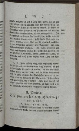 II. Periode. Bis zum großen persischen Kriege.