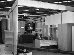 Ausstellungsfläche des VEB Möbelkombinat Dresden-Hellerau