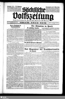 Sächsische Volkszeitung : für christliche Politik und Kultur