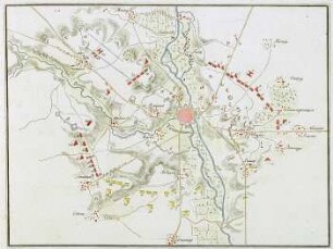 WHK 32 Krieg mit Frankreich 1792-1805: Plan der Belagerung von Valenciennes, 1793