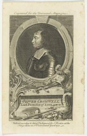 Bildnis des Oliver Cromwell