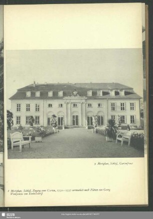Mosigkau, Schloß, Gartenfront