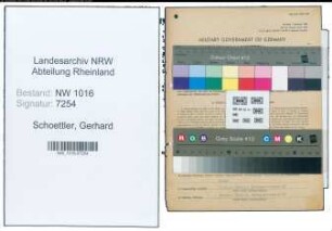 Entnazifizierung Gerhard Schoettler , geb. 30.04.1884 (Zimmermeister)