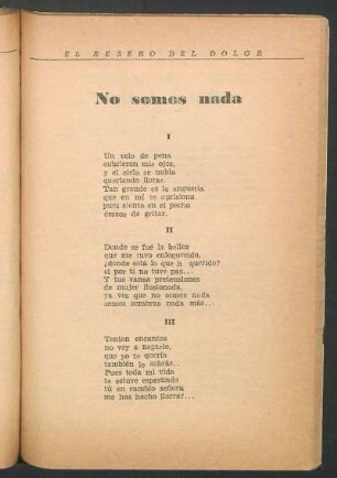 No somos nada