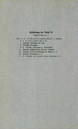 Erklärung der Tafel VI