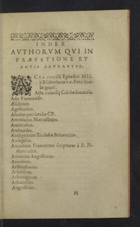 Index Authorum
