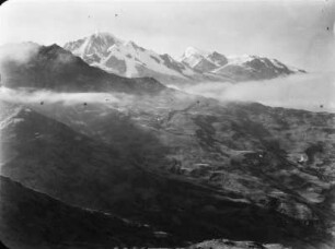 Ancohuma und Illampu : Blick auf den Ancohuma und den Illampu.