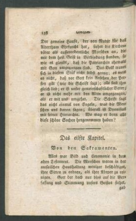 Das eilfte Kapitel. Von den Sakramenten