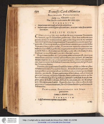 Decisio CLXIV