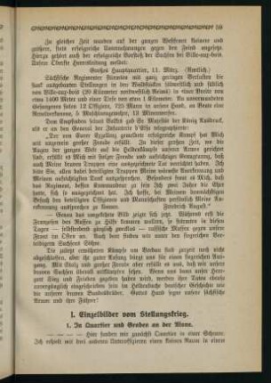59-66, I. Einzelbilder vom Stellungskrieg