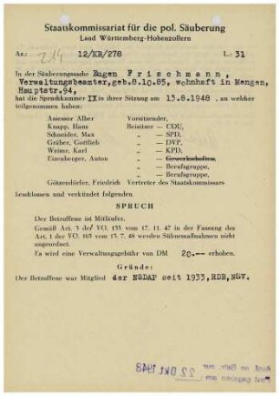 Frischmann, Eugen