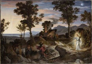 Landschaft mit dem Propheten Bileam und seiner Eselin