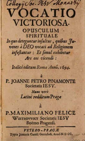 Vocatio victoriosa