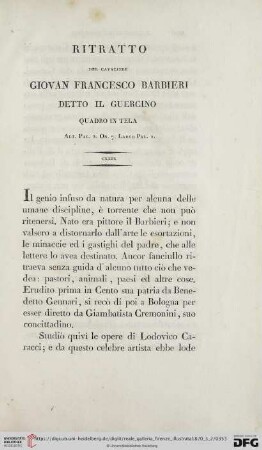 Ritratto del Cavaliere Giovan Francesco Barbieri detto il Guercino