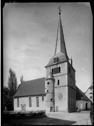 Neckarbischofsheim Evangelische Stadtkirche Außenansicht
